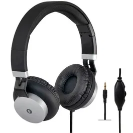 Fonestar Auriculares On-Ear con Cable TV-Phones para Televisión, Color Negro